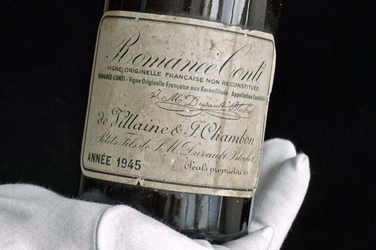1945 Domaine de la Romanée-Conti Sold For $812,500—Setting Wine Record 1945 Domaine de la Romanée Conti Sold For $812,500—Setting Wine Record