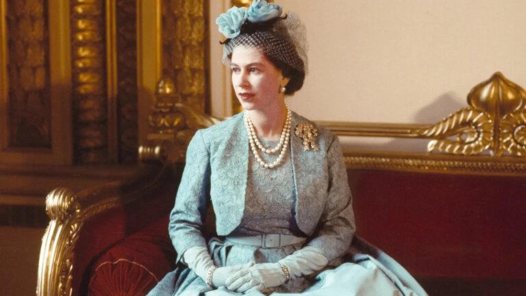From her wedding dress to famous Olympics gown, Queen Elizabeth's