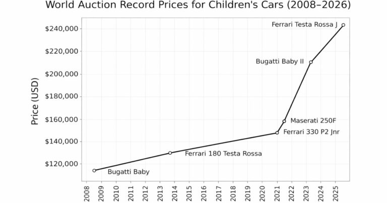 Ferrari children’s car breaks world record auction price Ferrari children's car breaks world record auction price
