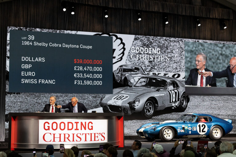 $43 Million Shelby Cobra Daytona Coupe Becomes Highest Grossing American Car