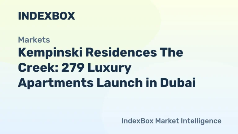 Kempinski Residences The Creek Launches in Dubai with 279 Luxury