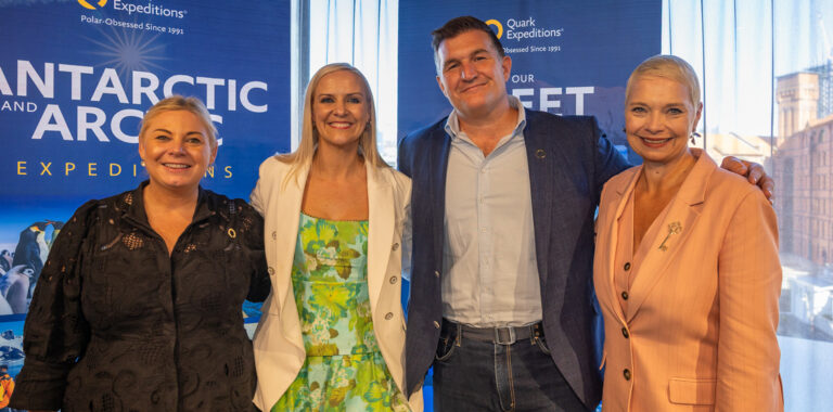 LTC dines with Quark Expeditions' President, Sam Seward